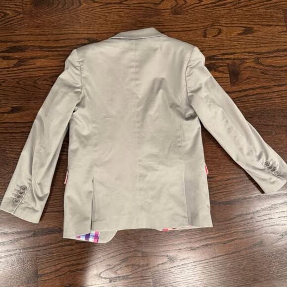 Issac Mizrahi grey blazer size boys 10 - Picture 4 of 4